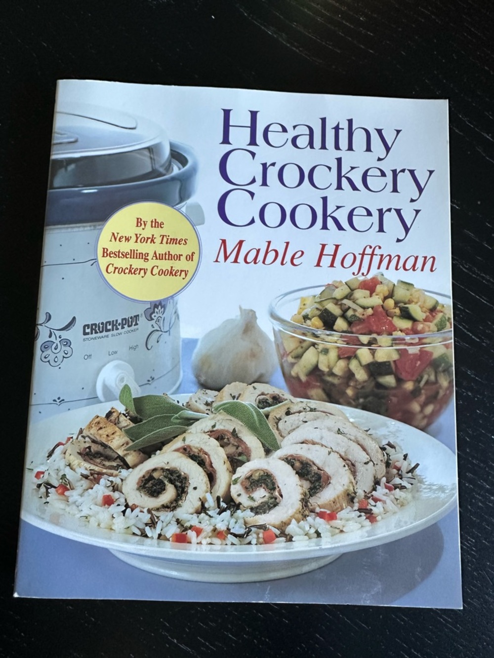 Healthy Crockery Cookery Cookbook - White/Cream Cover